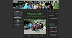 Desktop Screenshot of besucherbergwerk-teufelsgrund.com